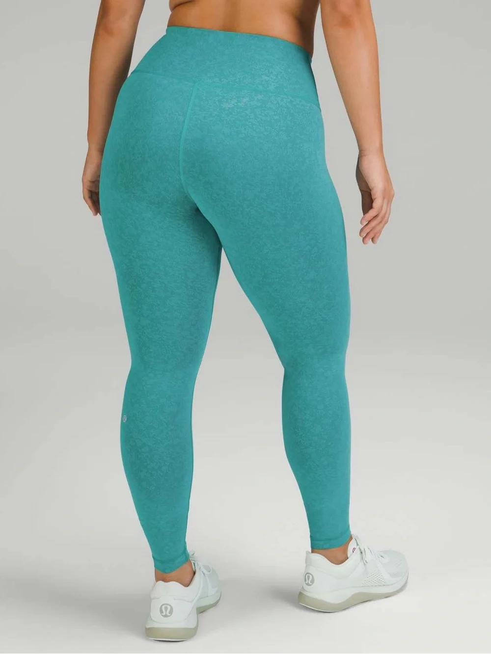 Lululemon Wunder Train Maldives Green Contour Fit High-Rise Tights 25” - Size 10